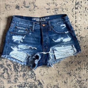 American Eagle Vintage Hi-rise Festival Shorts